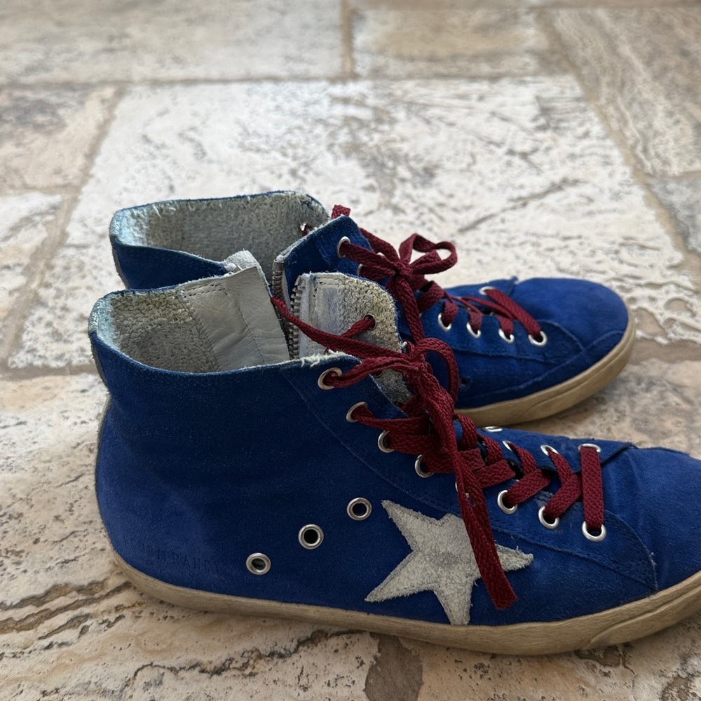 Golden Goose royal blue high tops - Picture 2 of 5